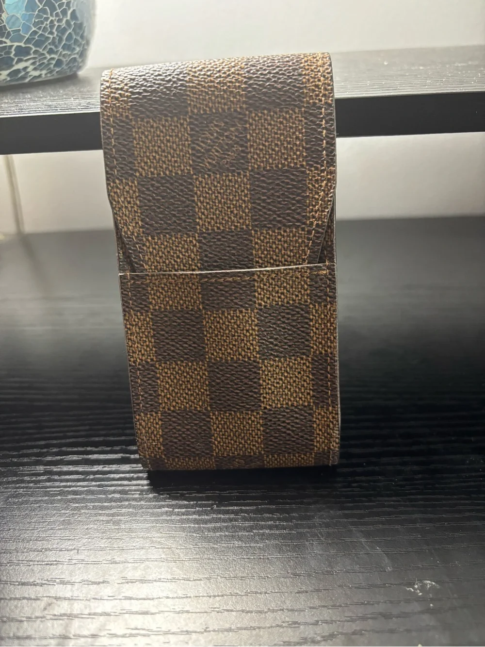 Authentic Louis Vuitton Damier Ébène Étui Cigarette Case– Excellent Condition - Picture 1 of 9